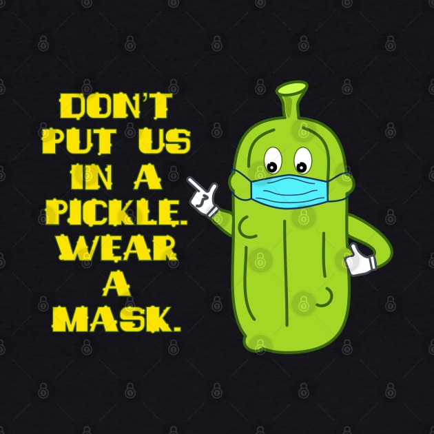 Face Mask Awareness Pickle by Punderstandable